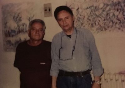 Giuseppe Tradii e Giorgio Antonucci - nel reparto Autogestito