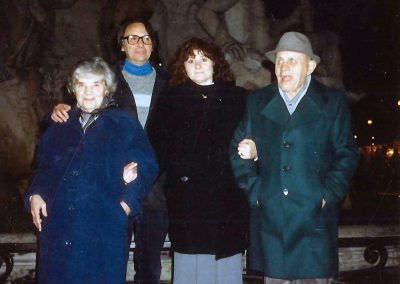 Giorgio Antonucci in gita con i suoi pazienti